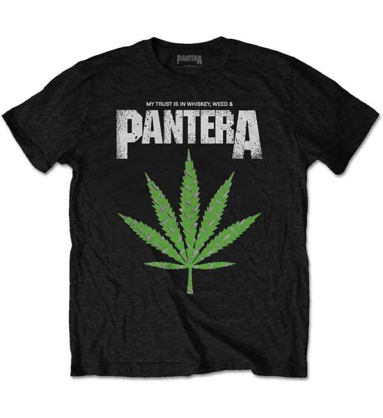 Pantera: Whiskey 'n Weed - Black T-Shirt