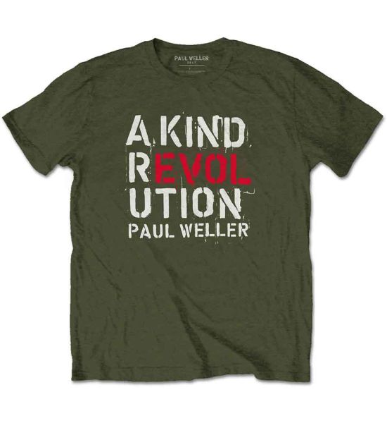 Paul Weller: A Kind Revolution - Military Green T-Shirt