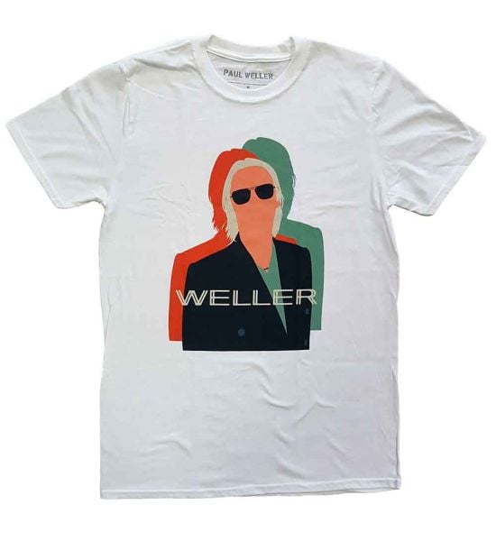 Paul Weller: Illustration Offset - White T-Shirt