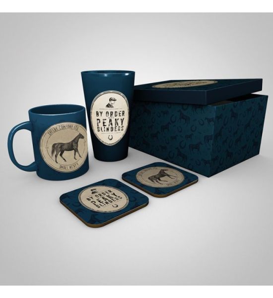 Peaky Blinders: By Order Of Mug, 400ml Glass & 2 Coasters Collectable Gift Box