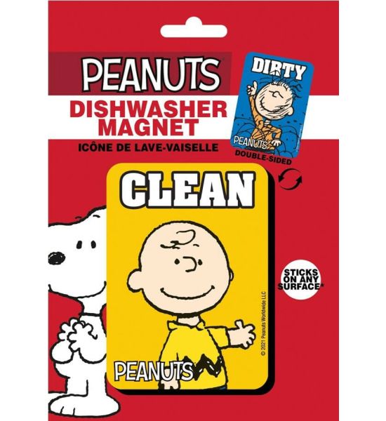 Peanuts: Clean Dirty Dishwasher Magnet Preorder