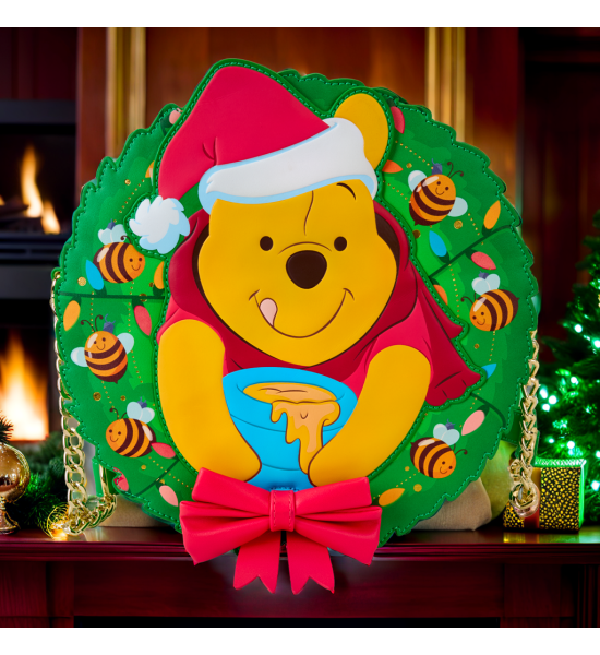 Loungefly: Disney Winnie The Pooh Stuck In Wreath Crossbody Bag