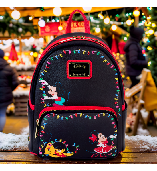 Loungefly: Disney Mickey's Light Up Decorations Mini Backpack