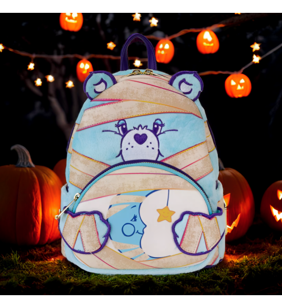 Loungefly: Carebears x Universal Monsters Bedtime Bear Mummy Mini Backpack