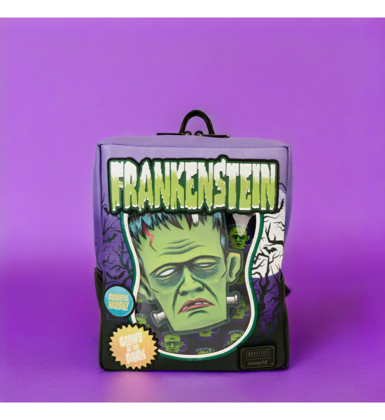 Loungefly: Universal Monsters Frankenstein Neon Mask Mini Backpack