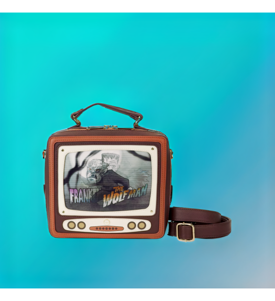 Loungefly: Universal Monsters Vintage TV Triple Lenticular Crossbody Bag