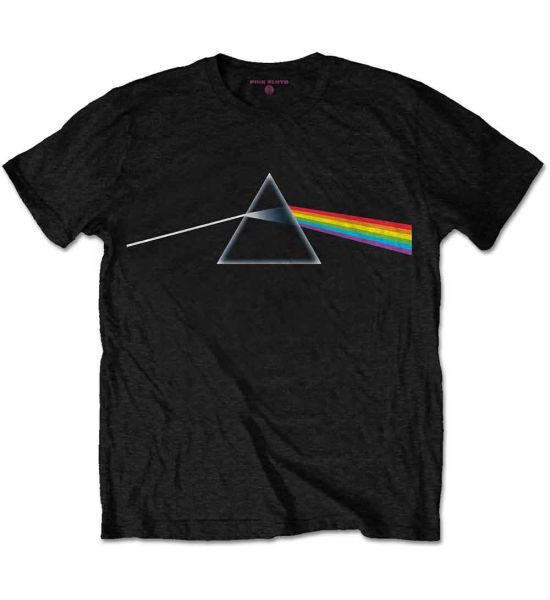 Pink Floyd: Dark Side of the Moon Album - Black T-Shirt