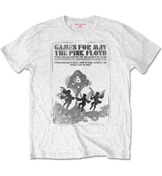 Pink Floyd: Games For May B&W - White T-Shirt