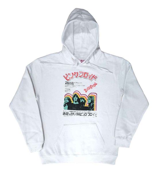 Pink Floyd: Japanese Poster - White Pullover Hoodie