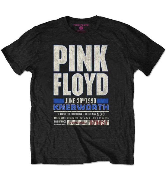 Pink Floyd: Knebworth '90 Red - Black T-Shirt