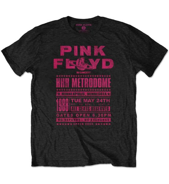 Pink Floyd: Metrodome '88 - Black T-Shirt