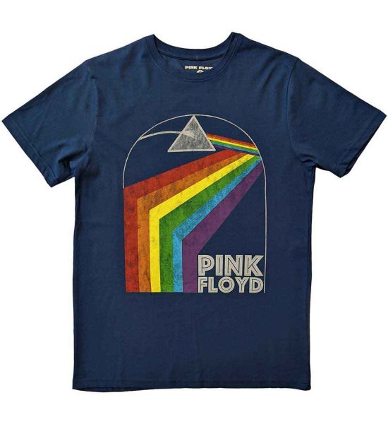 Pink Floyd: Prism Arch - Denim Blue T-Shirt