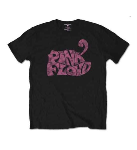 Pink Floyd: Swirl Logo - Black T-Shirt