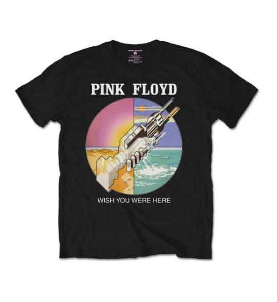 Pink Floyd: WYWH Circle Icons - Black T-Shirt