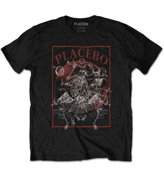 Placebo: Astro Skeletons - Black T-Shirt