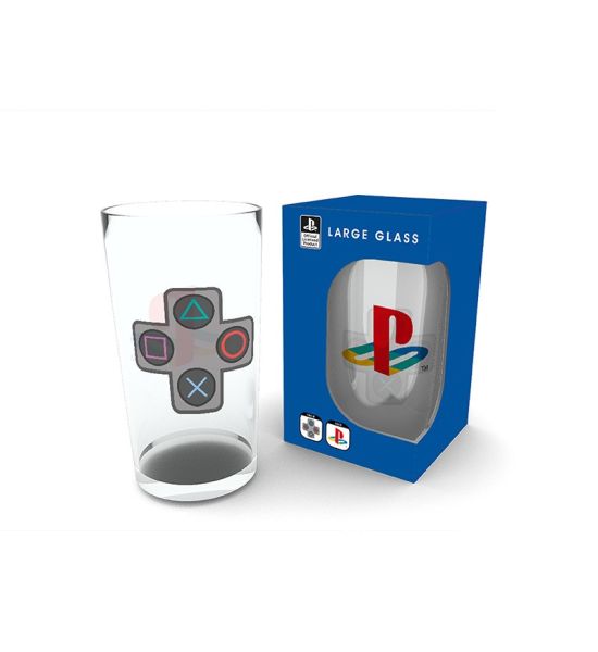 Playstation: Buttons 400ml Glass Preorder