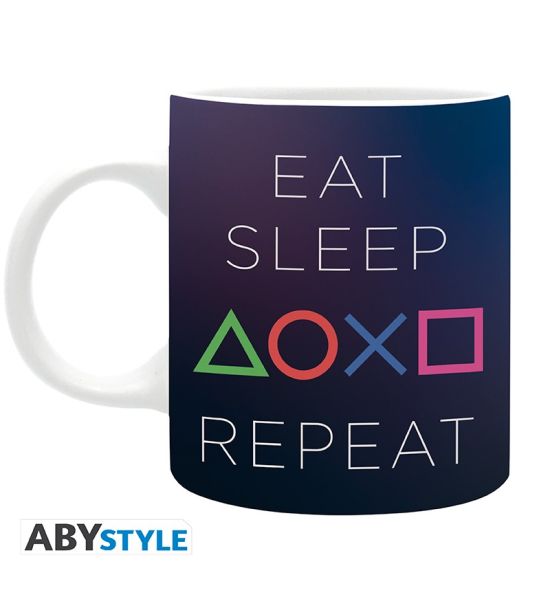 Playstation: Eat Sleep Repeat Mug Preorder