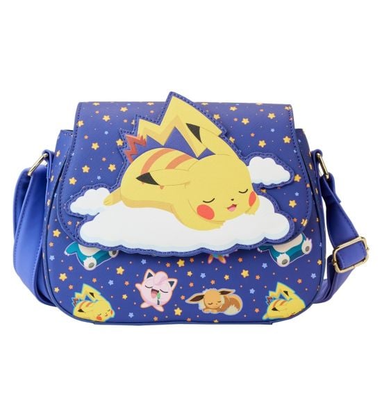 Loungefly Pokemon: Sleeping Pikachu and Friends Crossbody Bag