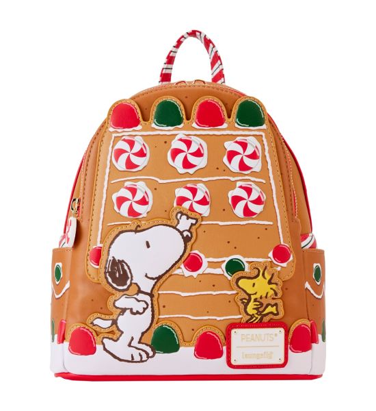 Loungefly Peanuts: Snoopy Gingerbread House Mini Backpack