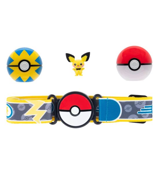 Pokémon: Clip'n'Go Poké Ball Belt Set (Includes Poké Ball, Quick Ball & Pichu)