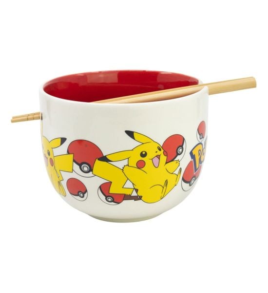 Pokémon: Face Ramen Bowl with Chopsticks