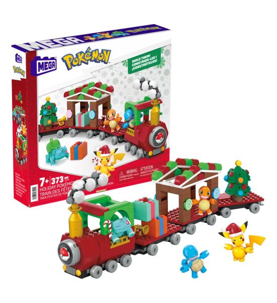 Pokémon: Holiday Pokémon Train Mega Construx Construction Set Preorder