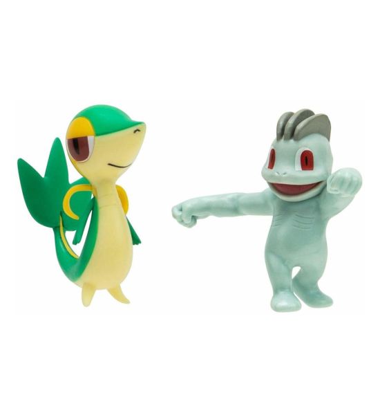 Pokémon: Machop, Snivy Battle Figure Set Figure 2-Pack