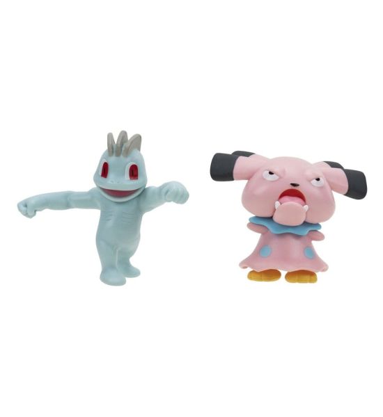 Pokémon: Machop & Snubbull Battle Figure Set 2-Pack