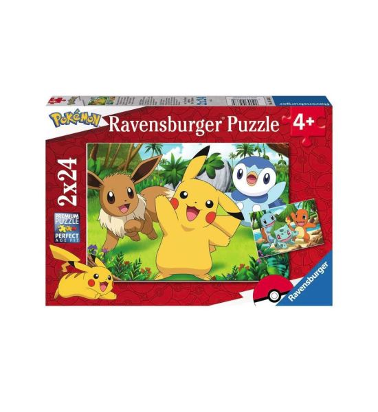 Pokémon: Pikachu & Friends Children's Jigsaw Puzzle (2 x 24 pieces)