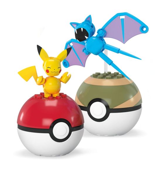 Pokémon: Pikachu & Zubat MEGA Construction Set Poké Ball Collection Preorder