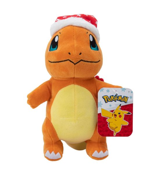 Pokémon: Winter Charmander Plush Figure with Christmas Hat (20cm)