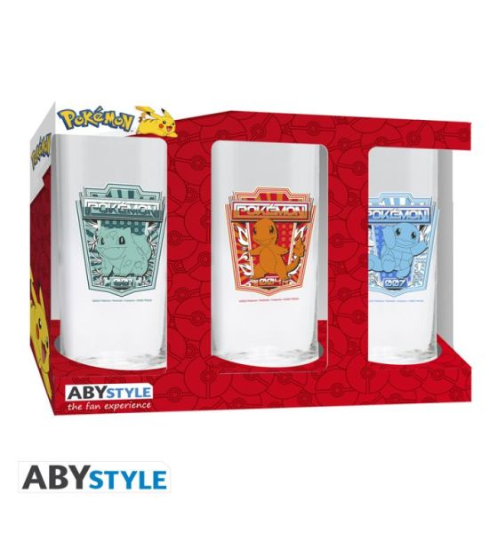 Pokemon: 3 Glass Set