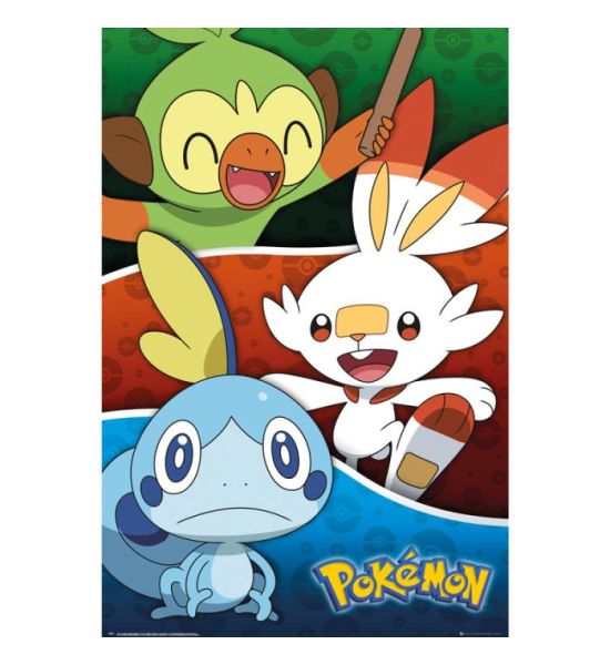 Pokemon: Galar Starters Maxi Poster (91.5x61cm)