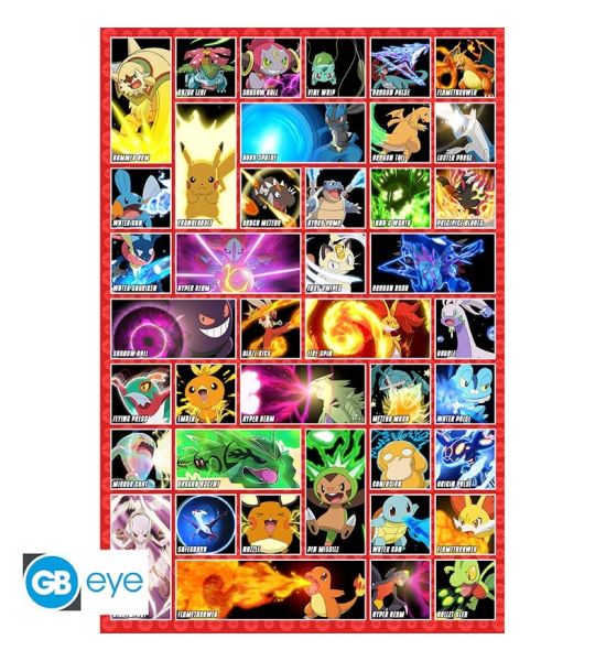 Pokemon: Moves Poster (91.5x61cm)