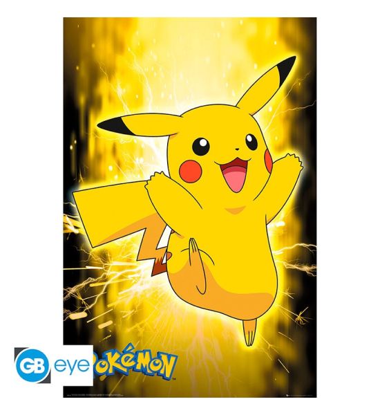 Pokemon: Pikachu Neon Poster (91.5x61cm)