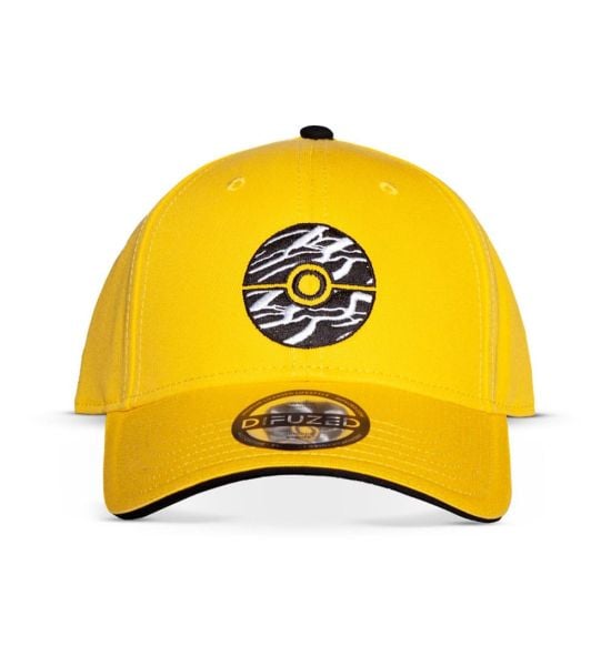 Pokemon: Pokeball Curved Bill Cap (Yellow) Preorder