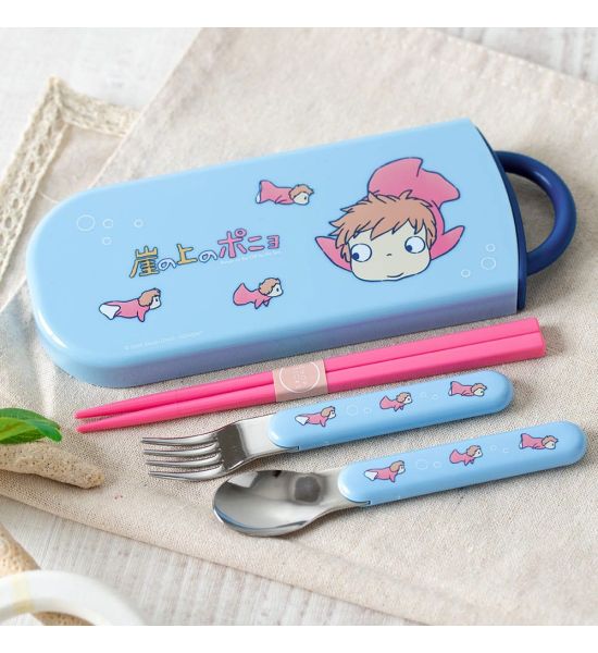 Ponyo: Ponyo on the Cliff Chopsticks & Spoon & Fork Set Preorder