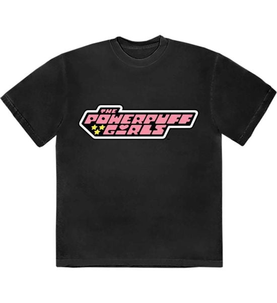 Power Puff Girls: Logo - Black T-Shirt