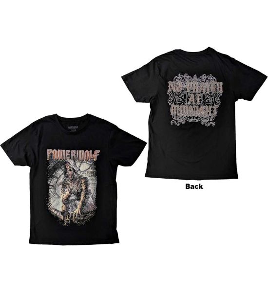 Powerwolf: No Prayer (Back Print) - Black T-Shirt