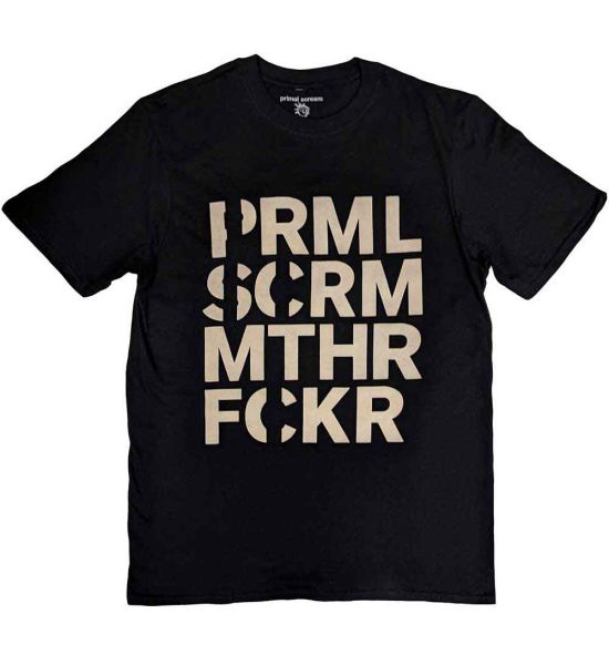 Primal Scream: Muthafucka - Black T-Shirt