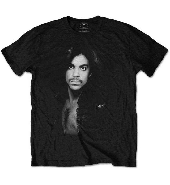 Prince: Leather Jacket - Black T-Shirt