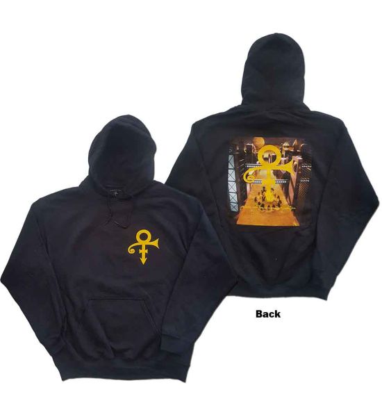 Prince: Love Symbol (Back Print) - Black Pullover Hoodie