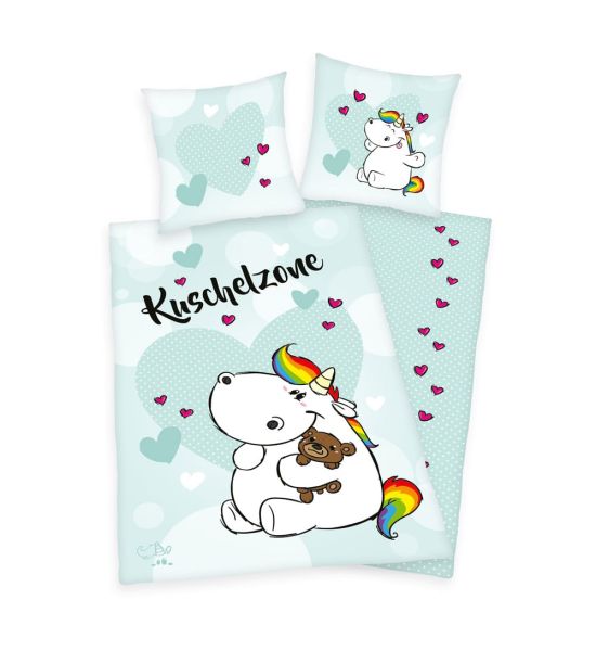 Pummeleinhorn: Cuddle Zone Duvet Set (135cm x 200cm / 80cm x 80cm)