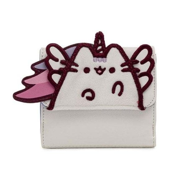 Loungefly Pusheen: Unicorn Plush Flap Zip Purse