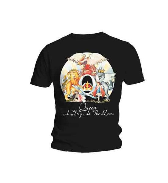 Queen: A Day At The Races - Black T-Shirt