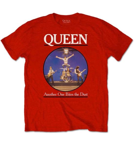 Queen: Another One Bites The Dust - Red T-Shirt