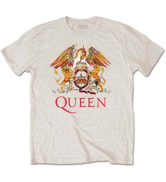 Queen: Classic Crest - Sand T-Shirt