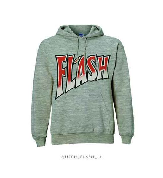 Queen: Flash - Grey Pullover Hoodie