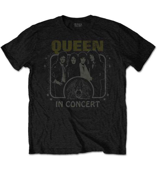 Queen: In Concert - Black T-Shirt