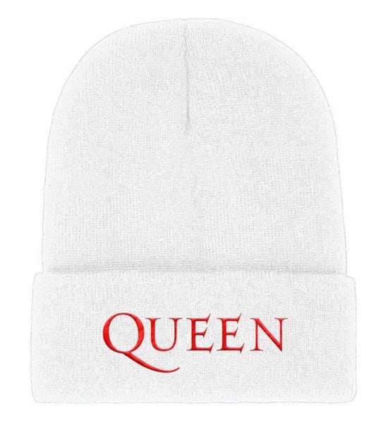 Queen: Logo - White Beanie Hat Preorder